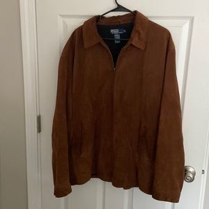 POLO By Ralph Lauren Suede Jacket. Mens XL EUC